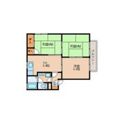 サニーコート・ハザマの間取り画像