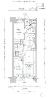 プレサンス ロジェ 名古屋駅NORTH FRONTの間取り画像