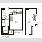 ハーモニーテラス八田Ⅱの間取り画像