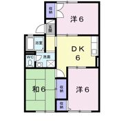 シャトレ湯川Aの間取り画像