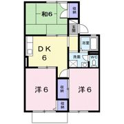 シャトレ湯川Aの間取り画像