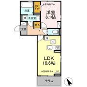 ヴィラクレストⅢの間取り画像