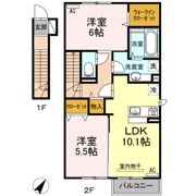 D-roomかわせみの間取り画像