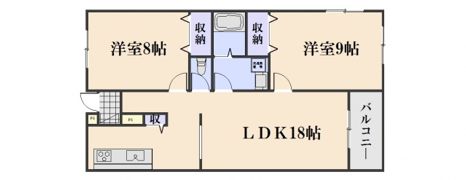 ライズガーデン参番館の間取り画像