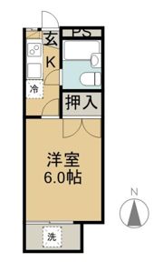 グレーシア杉城 B棟の間取り画像