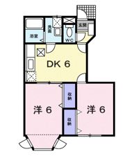 ローズ・フルールの間取り画像