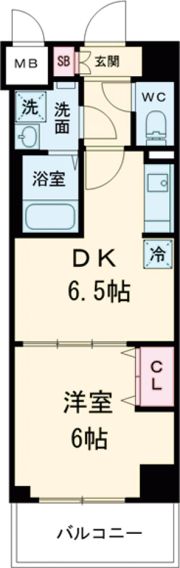 ベラジオ京都西大路ウエストの間取り画像