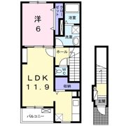 シェリールAの間取り画像