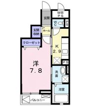 パレス アムールⅡの間取り画像