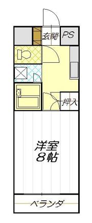 エコール久米の間取り画像