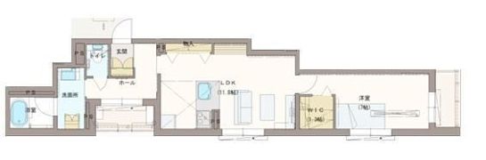 Esperanza梅屋町の間取り画像