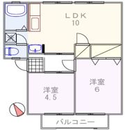 サンシティ飛鳥の間取り画像