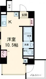 ワコーレヴィータ下沢通の間取り画像