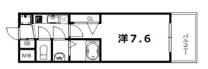 アドバンス三宮グルーブの間取り画像