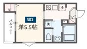 MELDIA東林間の間取り画像