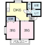 コーポTAKARA C棟の間取り画像