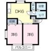 コーポTAKARA C棟の間取り画像