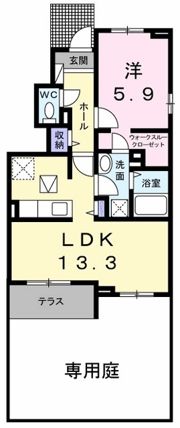 グランハピネス Ⅱの間取り画像