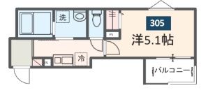 MELDIA番田の間取り画像
