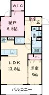 ベルフォーレ御所南の間取り画像