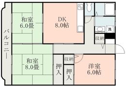 ツインパークの間取り画像
