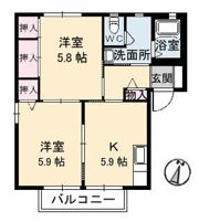 サリーレ太陽II C棟の間取り画像