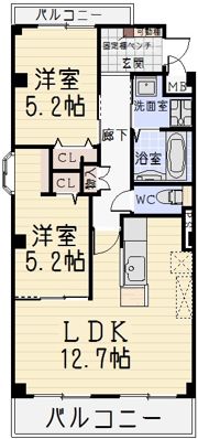 ボナールの間取り画像