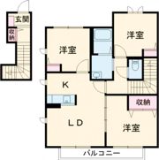 パルテール・加古川Bの間取り画像