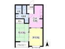南宮ハイツの間取り画像