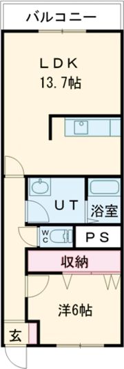 ハイツシーブリーズの間取り画像