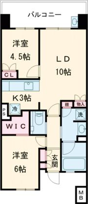 ザ・パークハウス百道2の間取り画像