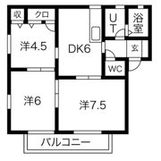 プライムBの間取り画像