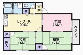 ファミールNISHIKAWAの間取り画像