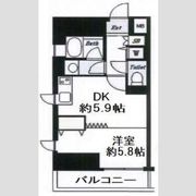 デュオ・スカーラ西新宿Ⅱの間取り画像