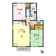 愛花夢 3号館の間取り画像