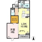 ショコラ国立の間取り画像