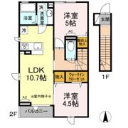 ショコラ国立の間取り画像