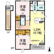 ショコラ国立の間取り画像