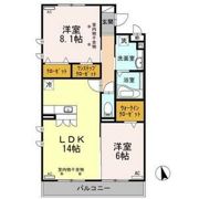 クレールハルトの間取り画像