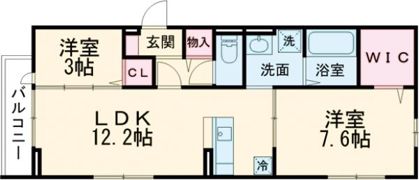D-ROOM墨江の間取り画像