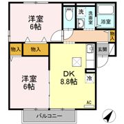 ボナールシャンブルⅡの間取り画像