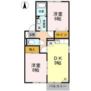 シャルマン南安長の間取り画像