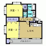 ベルメゾンの間取り画像