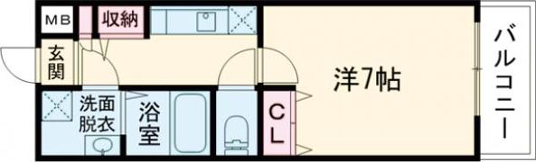 Massimo鶴見の間取り画像