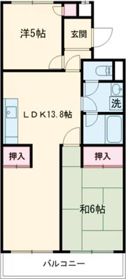 エクセラン今田の間取り画像
