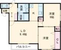 リベア菊水の間取り画像