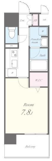 クロスフロント十二所線の間取り画像