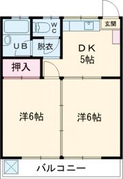 コーポヒル石畑の間取り画像
