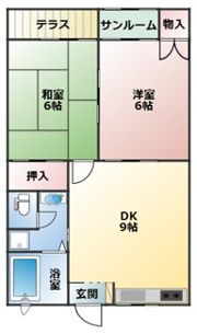 グリーンヒル原の間取り画像
