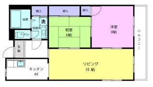 プレゼンス西浜の間取り画像